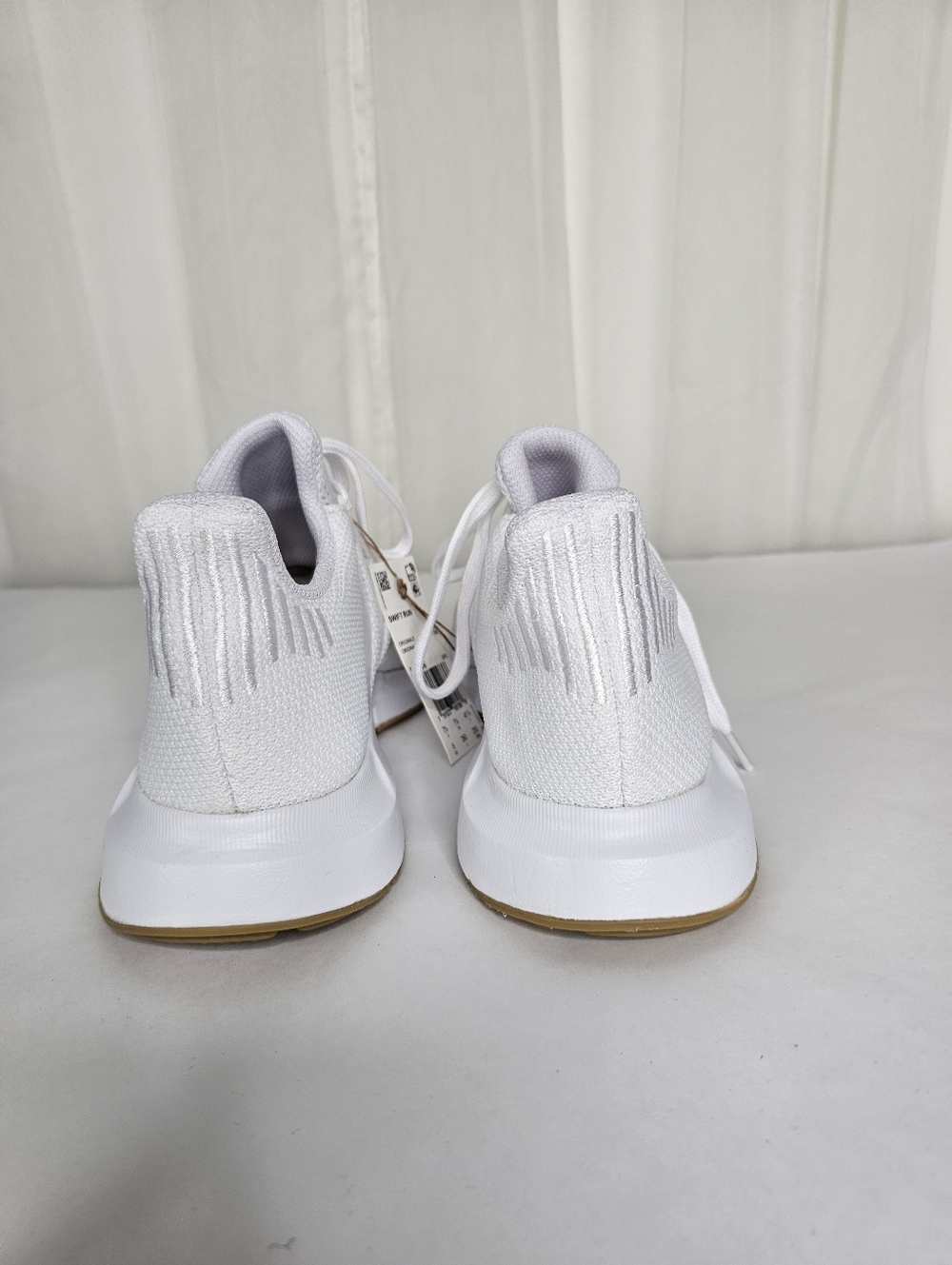 Adidas Orginals Swift Run Cloud White Gum Running Sneakers Men's 8 NEW Classic - Picture 5 of 10